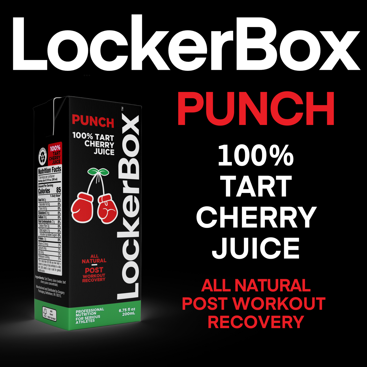 PUNCH 100% Tart Cherry Juice (AVAILABLE ON AMAZON)